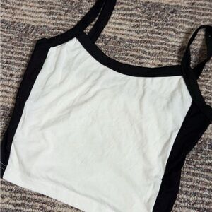Black and White Tank Top